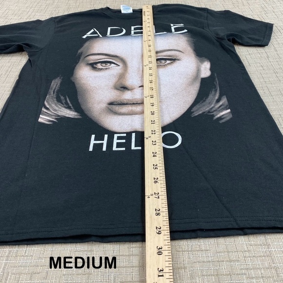 Adele Hello US Tour 2016 Black Concert Tee - Picture 8 of 9